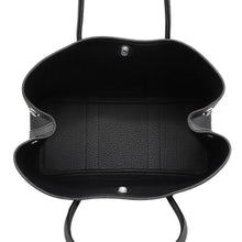 Load image into Gallery viewer, HERMES Garden Party Black Toile H Negonda Leather Size TPM
