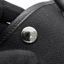 Load image into Gallery viewer, HERMES Garden Party Black Toile H Negonda Leather Size TPM
