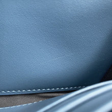 Load image into Gallery viewer, FENDI Zucca Pattern F is FENDI Chain Long Wallet Blue8M0365 Leather
