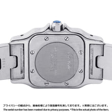 将图像加载到图库查看器中，CARTIER Santos Galve SM W24mm×H34ｍｍ Stainless Steel White DialW20017D6
