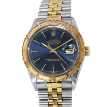 Load image into Gallery viewer, ROLEX Datejust Thunderbird W36mm Stainless Steel K18YG Blue Dial16253
