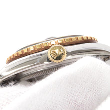 将图像加载到图库查看器中，ROLEX Datejust Thunderbird W36mm Stainless Steel K18YG Blue Dial16253
