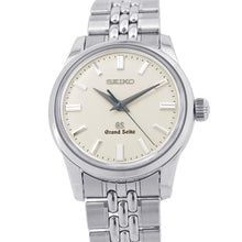 将图像加载到图库查看器中，SEIKO Grand SEIKO mechanical W37mm Stainless Steel Ivory DialSBGW035
