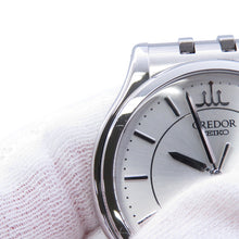 将图像加载到图库查看器中，SEIKO CREDOR SIGNO W35mm Stainless Steel Silver Dial8J86-7A00
