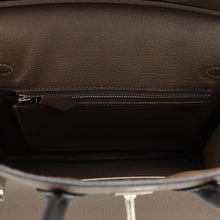 将图像加载到图库查看器中，HERMES Birkin tricolor Ecorce/Black/Etoupe Epsom Size 25
