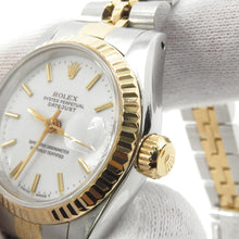 Load image into Gallery viewer, ROLEX Datejust W26mm Stainless Steel K18YG White Dial69173
