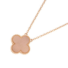 将图像加载到图库查看器中，Van Cleef &amp; Arpels Vintage Alhambra 1PD Pendant 2015 Holiday Season 18K Pink Gold

