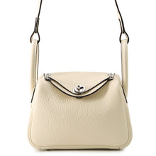 将图像加载到图库查看器中，HERMES Lindy Cream Taurillon Clemence Size Mini
