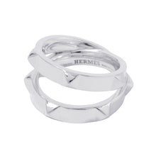 将图像加载到图库查看器中，HERMES Crew Do H Ring Size 55/#15 SV925
