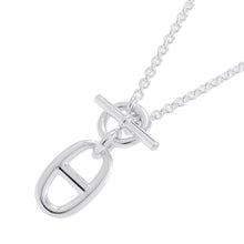 将图像加载到图库查看器中，HERMES Chaine d'Ancre Amulette Necklace SV925
