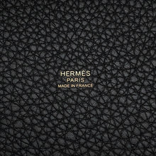 将图像加载到图库查看器中，HERMES Picotin Padlock Black Taurillon Clemence Size PM

