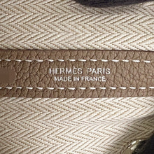 将图像加载到图库查看器中，HERMES Garden Party Etoupe Negonda Leather Size TPM
