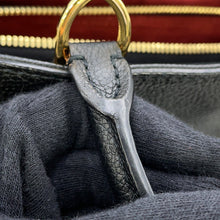 将图像加载到图库查看器中，LOUIS VUITTON Montaigne Noir/BeigeM45778 Monogram Empreinte Leather Size BB
