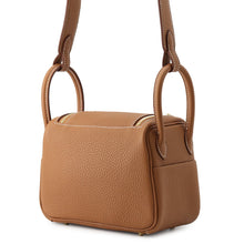 Load image into Gallery viewer, HERMES Lindy Gold Taurillon Clemence Size Mini
