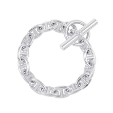 将图像加载到图库查看器中，HERMES Chaine d&#39;Ancre Bracelet 15 links Size TPM SV925
