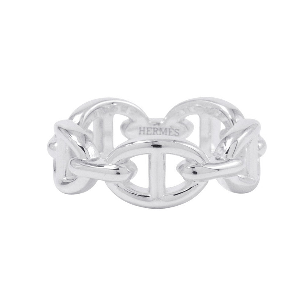 HERMES Chaine d'Ancre Anchene Ring Size PM/53/#13 SV925