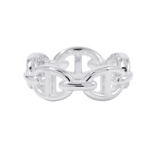 将图像加载到图库查看器中，HERMES Chaine d&#39;Ancre Anchene Ring Size PM/53/#13 SV925
