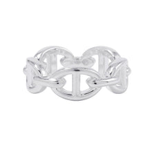 将图像加载到图库查看器中，HERMES Chaine d&#39;Ancre Anchene Ring Size PM/53/#13 SV925

