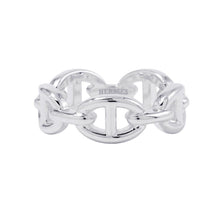 将图像加载到图库查看器中，HERMES Chaine d'Ancre Anchene Ring Size PM/54/#14 SV925
