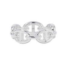 将图像加载到图库查看器中，HERMES Chaine d&#39;Ancre Anchene Ring Size PM/54/#14 SV925
