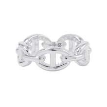 将图像加载到图库查看器中，HERMES Chaine d&#39;Ancre Anchene Ring Size PM/54/#14 SV925
