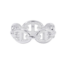 将图像加载到图库查看器中，HERMES Chaine d&#39;Ancre Anchene Ring Size PM/52/#12 SV925
