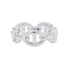 将图像加载到图库查看器中，HERMES Chaine d&#39;Ancre Anchene Ring Size PM/52/#12 SV925

