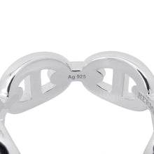 将图像加载到图库查看器中，HERMES Chaine d&#39;Ancre Anchene Ring Size PM/52/#12 SV925
