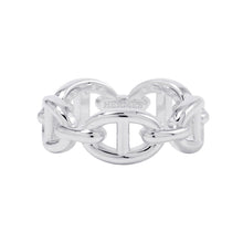 将图像加载到图库查看器中，HERMES Chaine d&#39;Ancre Anchene Ring Size PM/52/#12 SV925
