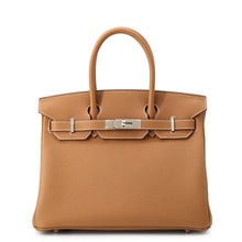 将图像加载到图库查看器中，HERMES Birkin Gold Togo Leather Size 30
