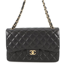 Load image into Gallery viewer, CHANEL Matelasse W flap ChainShoulder BlackA58600 Lambskin Size 30

