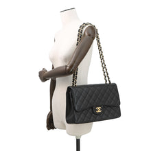 Load image into Gallery viewer, CHANEL Matelasse W flap ChainShoulder BlackA58600 Lambskin Size 30
