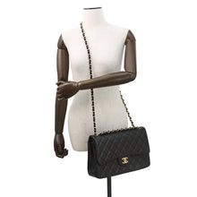 Load image into Gallery viewer, CHANEL Matelasse W flap ChainShoulder BlackA58600 Lambskin Size 30
