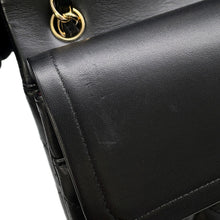 将图像加载到图库查看器中，CHANEL Matelasse W flap ChainShoulder BlackA58600 Lambskin Size 30
