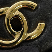 将图像加载到图库查看器中，CHANEL Matelasse W flap ChainShoulder BlackA58600 Lambskin Size 30
