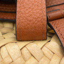 将图像加载到图库查看器中，Chloe Mercy Shoulder Bag Beige/BrownCHC220S735G5825M Raffia Leather
