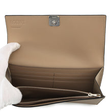Load image into Gallery viewer, LOEWE Anagram Continental Wallet SandC821ACWX01 Pebble Grain Calf Leather
