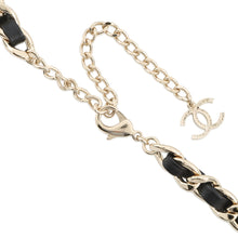 将图像加载到图库查看器中，CHANEL ChainBelt Size 70/28 BlackAAB382 Calf Leather Metal
