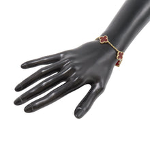 将图像加载到图库查看器中，Van Cleef &amp; Arpels Vintage Alhambra Bracelet 5 motifsVCARD35500 18K Yellow Gold
