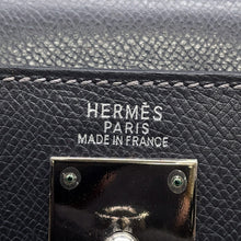 将图像加载到图库查看器中，HERMES Kelly Sellier Graphite Courchevel Size 32
