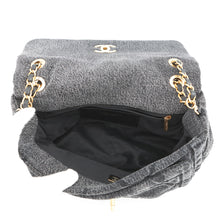 将图像加载到图库查看器中，CHANEL Matelasse Flap Bag BlackAS5737 Washed Denim
