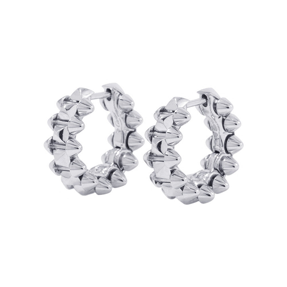 CARTIER Crash de Cartier EarringB8301521 18K White Gold