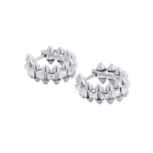 将图像加载到图库查看器中，CARTIER Crash de Cartier EarringB8301521 18K White Gold
