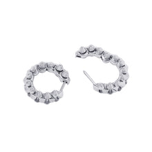 将图像加载到图库查看器中，CARTIER Crash de Cartier EarringB8301521 18K White Gold
