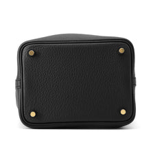 将图像加载到图库查看器中，HERMES Picotin Lock Black Taurillon Clemence Size PM
