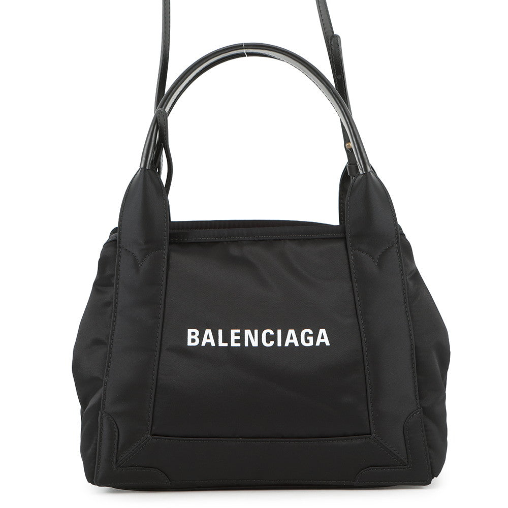 BALENCIAGA Navy Kabas Black390346 Nylon Size XS