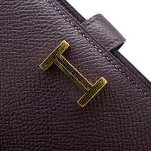 将图像加载到图库查看器中，HERMES Beansufla Raisin Epsom
