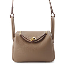 Load image into Gallery viewer, HERMES Lindy Etoupe Taurillon Clemence Size Mini
