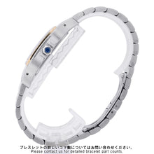 将图像加载到图库查看器中，CARTIER Santos Galve XL H45mm×W32mm Stainless Steel K18YG White DialW20099C4
