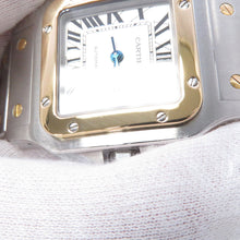 Load image into Gallery viewer, CARTIER Santos Galve XL H45mm×W32mm Stainless Steel K18YG White DialW20099C4
